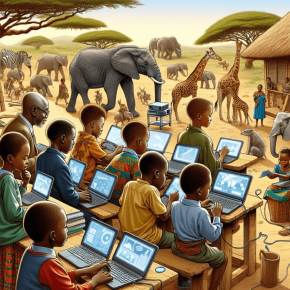 Bridging Bytes and Brains: Revolutionizing Education in Rural Africa with Technology